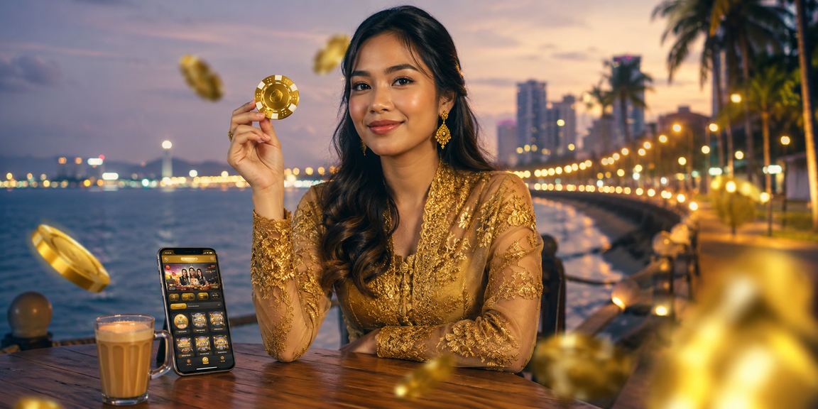 Pengalaman kasino mudah alih di Kuantan dengan pakaian tradisional kebaya